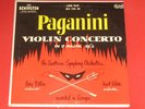 Paganini Violin Concerto, Ivry Gitlis Kurt Woss, Remington RLP-149-20 1953 Rare