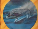 SPACE picture disc LP JUST BLUE cosmic disco