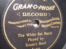 SOUSA'S BAND the white rat march GRAM-O-PHONE A-371 improved gramophone 7