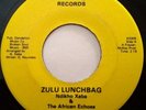 * NDIKHO XABA & AFRICAN ECHOES Zulu Lunchbag  AFRO FUNK SOUL 45 Hear