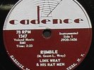 78rpm LINK WRAY ROCK N ROLL CADENCE 1347