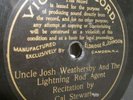 CAL STEWART uncle josh weathersby lightning rod agent VICTOR A-667 no dog 7