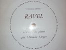 MARCELLE MEYER / RAVEL piano works / ALPHA DB 102