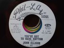Soul Funk 45 John Ellison You’ve Got To Have Rhythm WLP DJ Shadow Cut Chemist