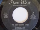 Private Modern Soul 45 WES BLACK I Feel Good STAR WEST HEAR