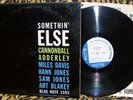 Cannonball Adderley Somethin' Else LP Blue Note 1595 DG RVG 47 West 63rd