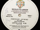  NM DISCO | NICOLETTE LARSON - LOTTA LOVE PROMO 12