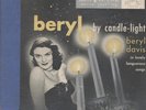 BERYL DAVIS - BERYL BY CANDLE LIGHT - 4 RECORD 78 RPM ALBUM