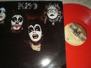 KISS FIRST LP, original CASABLANCA / PYE  U.K. vintage vinyl classic RED VINYL