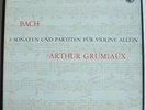 GRUMIAUX - BACH -6 Sonates Violin - HIFI STEREO FIRST - MINT 3 LP BOX + Booklet