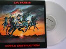 JAG PANZER Ample Destruction  CLEAR VINYL LP TEST PRESSING 1984 AZRA