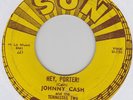 Johnny Cash-Hey Porter/Cry Cry Cry SUN ROCKABBILLY 45 HEAR (his 1st record)