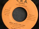 Sweet Soul 45 THE NOTATIONS on CRA What More Can I Say/Leading Lady rare LISTEN
