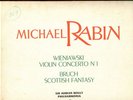 Angel ANG 35484 Michael RABIN Wieniawski Violin Cto #1 Bruch Scottish Fantasy LP