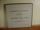 THOMAS CLEAR Augmented History of the Violin TLC 2580