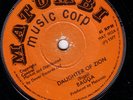 BAGGA DAUGHTER OF ZION ORIG 70s ROOTS STEPPERS Rare killer 7