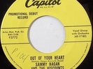 SAMMY HAGAN & THE VISCOUNTS Smoochie Poochie NM CAPITOL Doo Wop Promo 45 HEAR