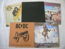5 x AC/DC LPs: Back in Black,For Those About to Rock,Dirty Deeds++RL-SHRINK-NM-
