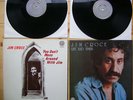 set of 2 JIM CROCE LP VERTIGO swirl  life and times - you don´t mess around with