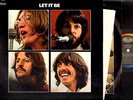 BEATLES LP Let It Be CAPITOL w/ RARE POSTER