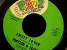 HEAR IT RARE SOUL Fortson & Scott Pzazz 0012 Sweet Lover and My Dreams of You