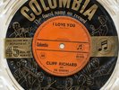 CLIFF RICHARD & SHADOWS D In Love Single 45 Rock Sixties