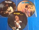 THREE JIMI HENDRIX PICTURE DISCS LP LAST NIGHT SECOND TIME AROUND HUSH NOW