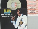 ELVIS PRESLEY . R&R 45 & Picture Sleeve . It's Midnight / Promised Land . Exc 