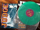 JUDGE BRINGIN' IT DOWN LP Green Vinyl First Press 1989 RARE Youth of Today