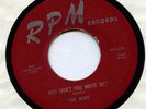 THE JACKS 1955 DooWop 45 VG+ WHY DON'T YOU WRITE ME? /Smack Dab in Middle RPM428