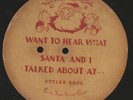 78 RPM RARE 5 INCH OLD DEPARTMENT STORE CARDBOARD CHRISTMAS RECORD / VG++