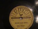 Vintage 78 RPM Elvis Presley SUN #215 Milk Cow Blues Boogie-Edge Damage But Play