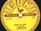 78-COUNTRY-JOHNNY CASH on SUN-TRAIN OF LOVE/THERE YOU GO-RARE-V++