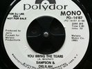 SAMPSON & DELILAH You Bring The Tears POLYDOR Promo NORTHERN SOUL 45 LISTEN
