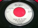 The BEATLES 45 From Me To You / Thank You VJ Vee Jay 522 Original 1963 Promo WLP