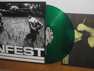 INFEST SLAVE LP GREEN VINYL spazz/crossed out/siege/dropdead/septic death/punk