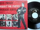 ELVIS PRESLEY 45 Perfect For Parties EP Picture Sleeve PROMO Rca SPA 7-37