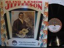 BLIND LEMON JEFFERSON - KING OF THE COUNTRY BLUES - ORIG 2LP - YAZOO 1069