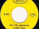 HEAR Cyrus Erie-Get The Message/Sparrow 69 OH modpowerpop Eric Carmen RARE STOCK