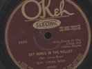 78 RPM RARE JUKEBOX,JAZZ,BLUES,BLACK GOSPEL LEORA ROSS ON OKEH 8486 / VG++VG+++