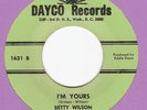 Northern Soul Monster - Betty Wilson - I'm Yours - Dayco M- Mega Rarity