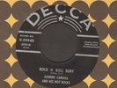 ROCKABILLY 45 Johnny Carroll & His Hot Rocks ROCK N ROLL RUBY on DECCA 29940