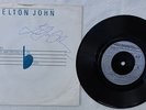 Signed Elton John single LP Autographed Vinyl UK ORIG