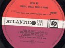 CROSBY STILLS NASH AND YOUNG deja vu LP 10 track gatefold sleeve orange/plum lab