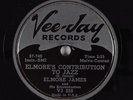 Hear Blues Rocker78rpm ELMORE JAMES 'Contribution to Jazz/It Hurts..VEE-JAY 259