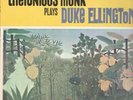 THELONIOUS MONK plays duke ellington LP 8 track mono pressing blue/silver textur