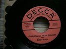 rare rockabilly 45 BUDDY HOLLY changing all those changes