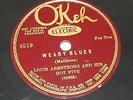 Louis Armstrong and His Hot Five on Okeh 78 8519 - Weary Blues