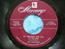 DOO-WOP R&B 45 mercury maroon 70799  THE PENGUINS-MY TROUBLES ARE NOT AT AN END