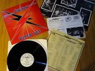 RAVEN - WIPED OUT - 1ST PRESS on NEAT RECORDS - POSTER,INNER & FAN CLUB INSERT